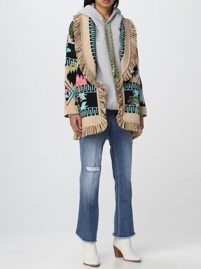 Alanui Palm Tree Jacquard Icon Cardigan